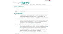 Desktop Screenshot of niepokoj.com