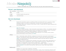 Tablet Screenshot of niepokoj.com